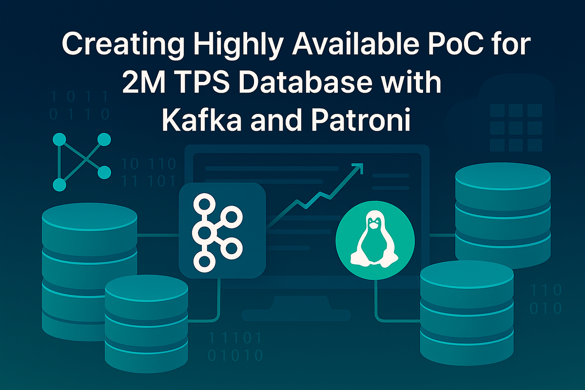 Poc Vector Databases Creating Highly Available PoC for 2M TPS Database with Kafka and Patro